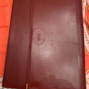 Cartier Leather Portfolio/Document Holder